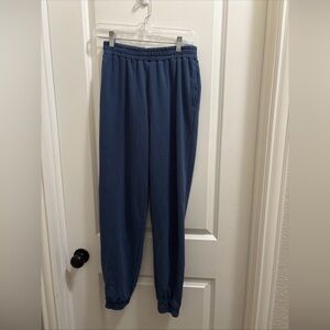 SUPERDOWN Revolve Sweatpants Womens Small Joggers  Full Length Blue Pockets